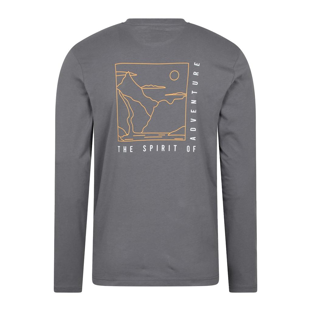 Mountain Warehouse Men's Spirit Of Adventure Long-Sleeved T-Shirt
