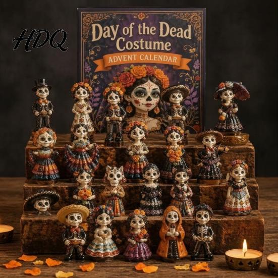 Unique Mexican of The Cultural Souvenirs Day Advent Calendar Dead Costume 2026 24 Days Countdown