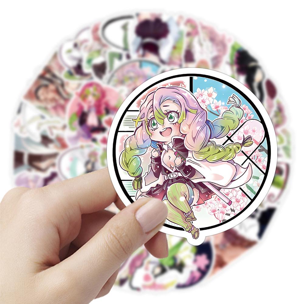 10/30/50pcs Cartoon Kanroji Mitsuri Stickers Cute Girl Decal for Suitcase Motorcycle Laptop Car Anime Sticker Decor
