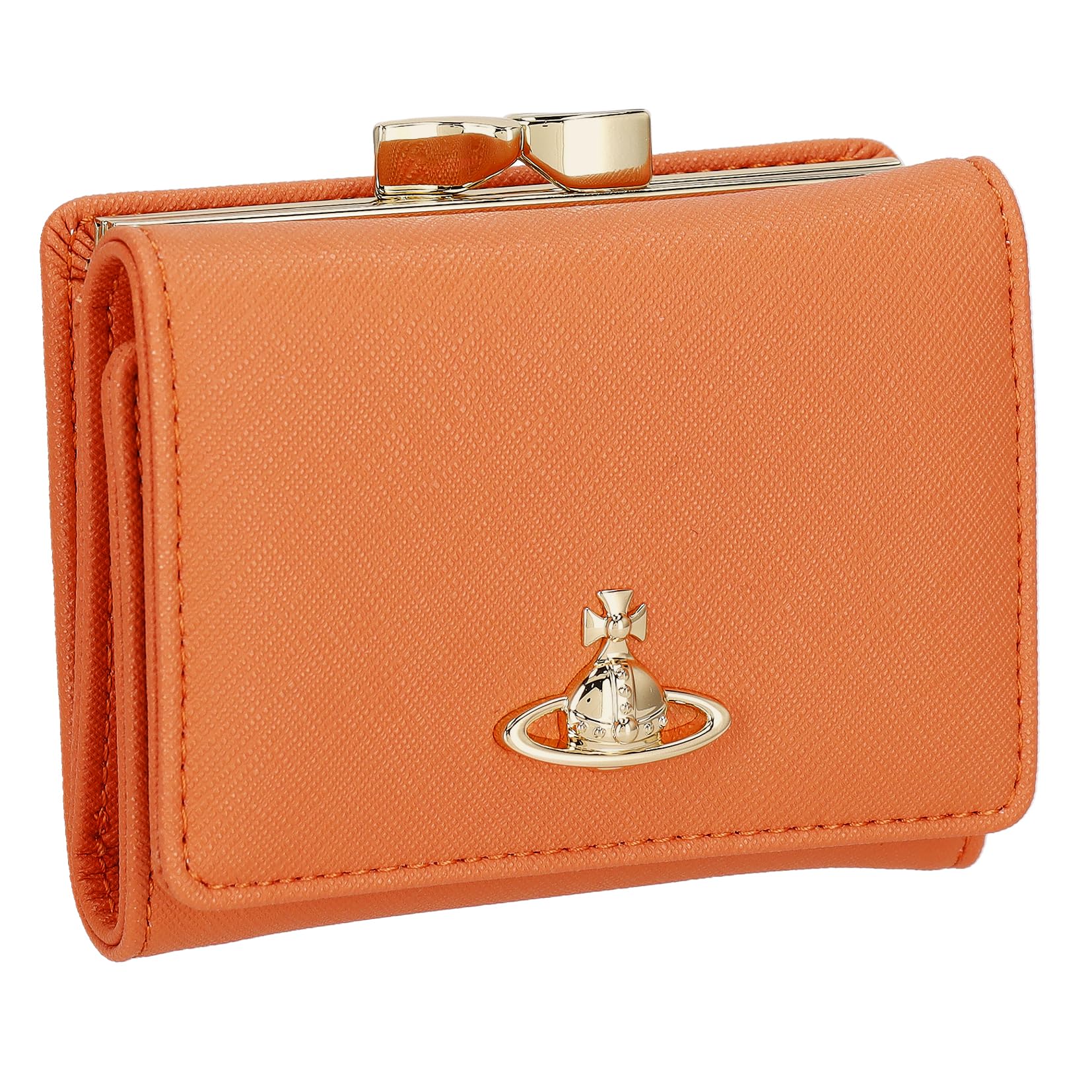 

Кошелек-трифолд Vivienne Westwood SAFFIANO BIOGREEN, 51150027U, ОРАНЖЕВЫЙ, Женский [Б/у]