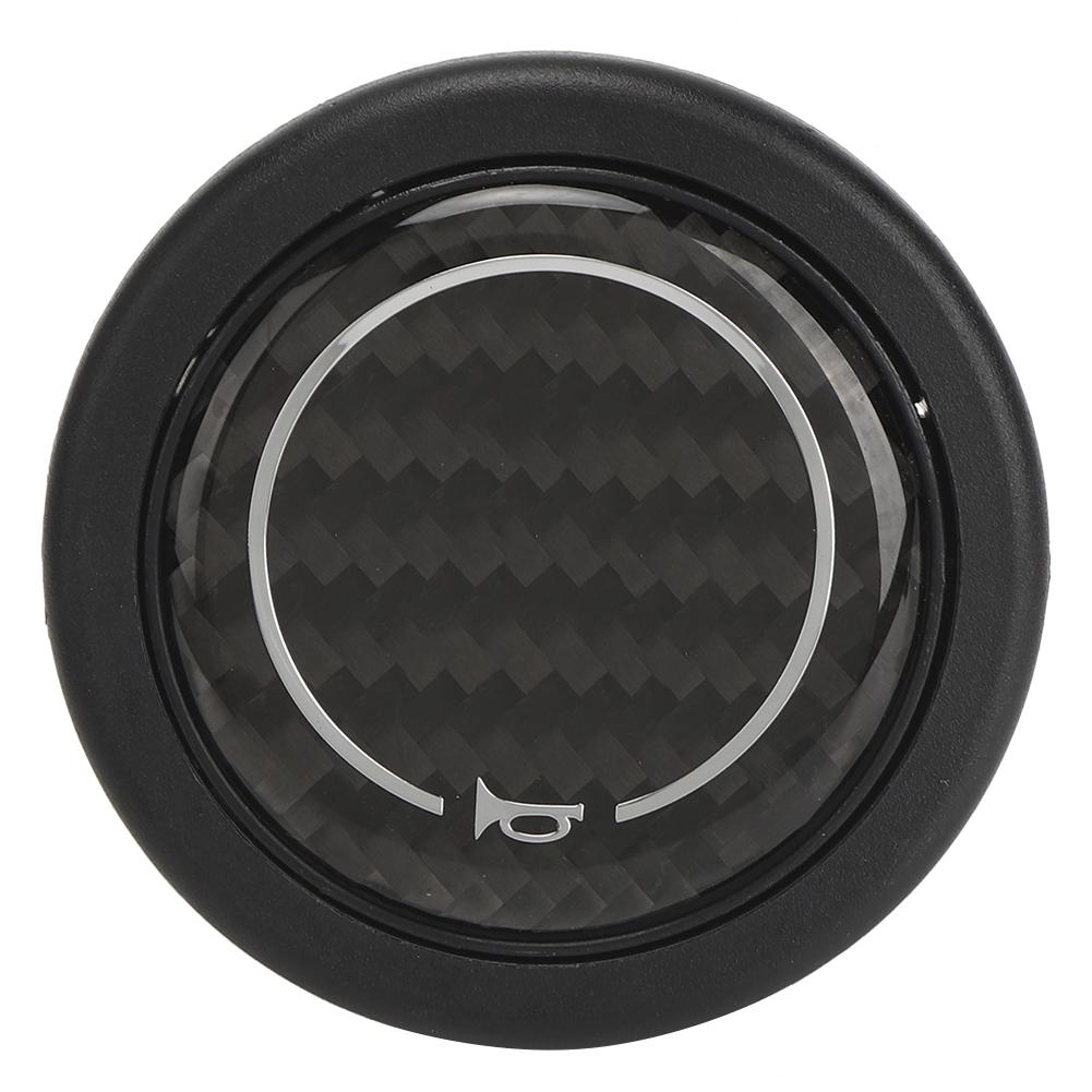 Carbon Fiber Horn Button Carbon Fiber Horn Push Button Kit for 6  for Nardi Steering Wheel Car Modified Accessory