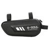 Sacoche de cadre triangle Imperméable Rangement Double poche en maille Pochette de cadre de selle triangle Sacoche de cadre triangle