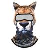 Funny Full Face Plush Hood for Party Costume and Dress Up