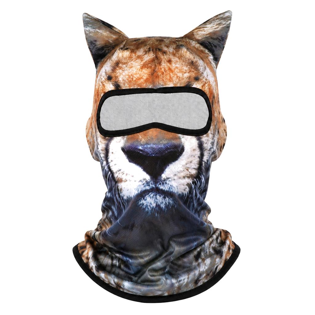 Funny Full Face Plush Hood for Party Costume and Dress Up