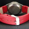AUTOMATIC 7006A VINTAGE SEIKO 5 JAPAN MENS RED COLOR DIAL WATCH A701634-5 R206c-a701634
