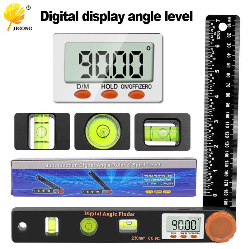 4-in-1 Digital Angle Ruler & Level - Multi-Purpose Woodworking Tool