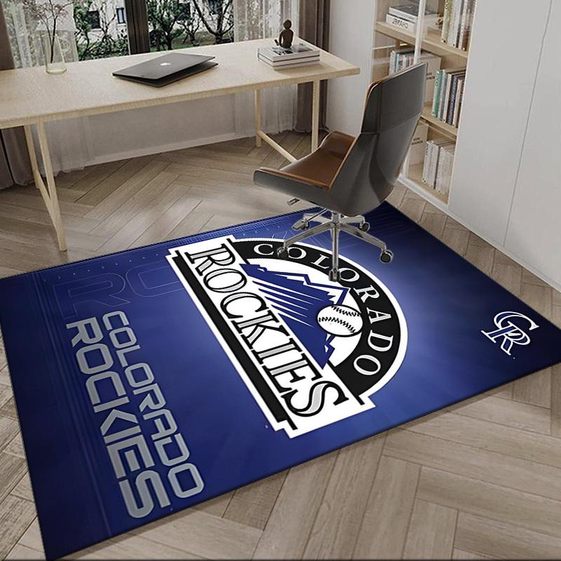 Colorado Baseball  Carpet, Kitchen Rugs, Yoga Mat, Non-Slip Mats, Rug for Bathroom, Living Room Bedroom, Camping Rugs Christmas Gift