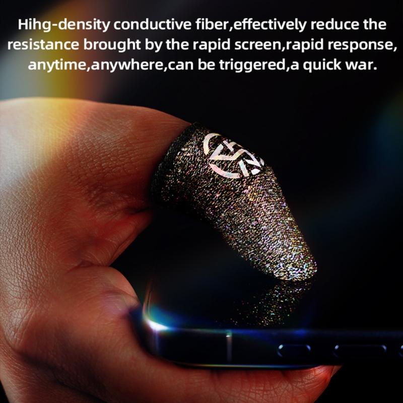 1 Pair Thin Silver Fiber Touchable Screen Gloves For Smooth Gameplay And Comfortable Wear During Long Gaming