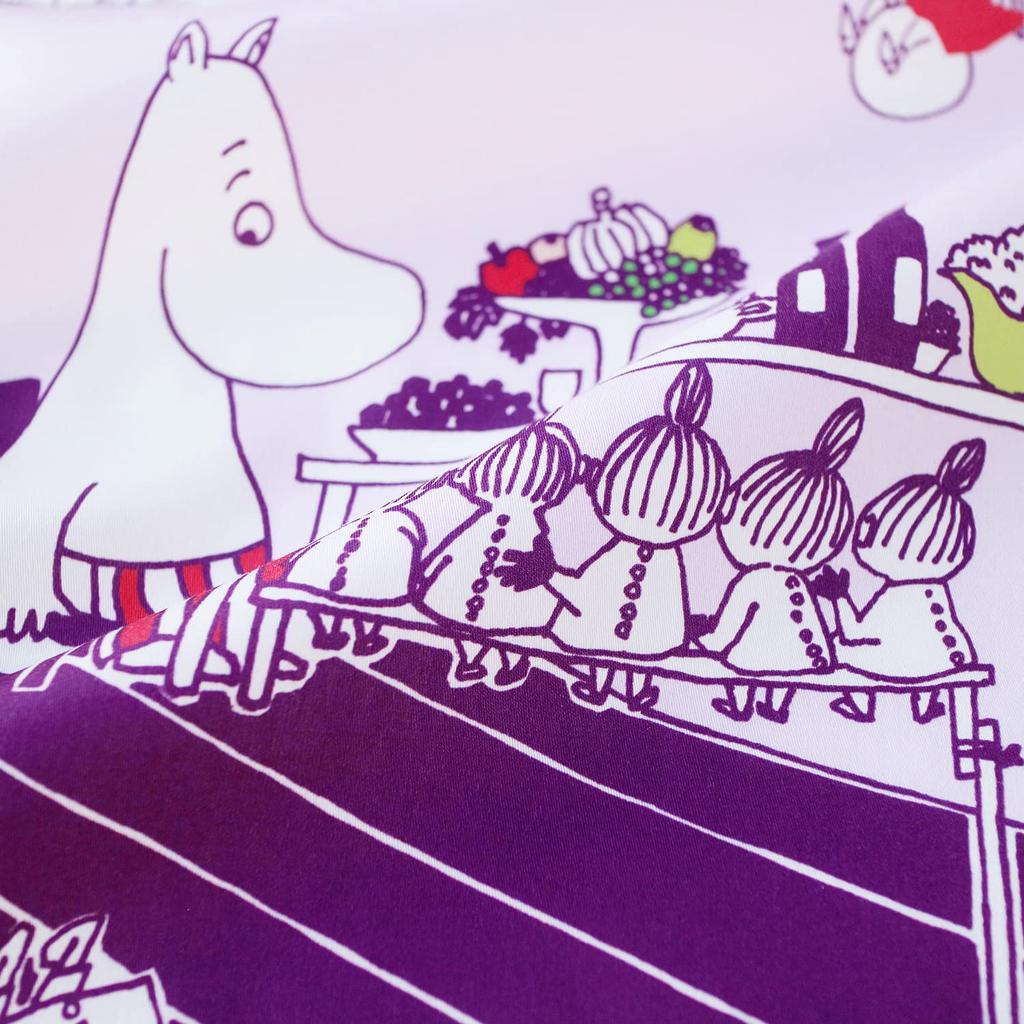 Quarter Report Moomin Handkerchief Little Mischief Pink W50 x H50cm Cotton Made in Japan (MOOMIN) - My's - - Approx. - 100% -