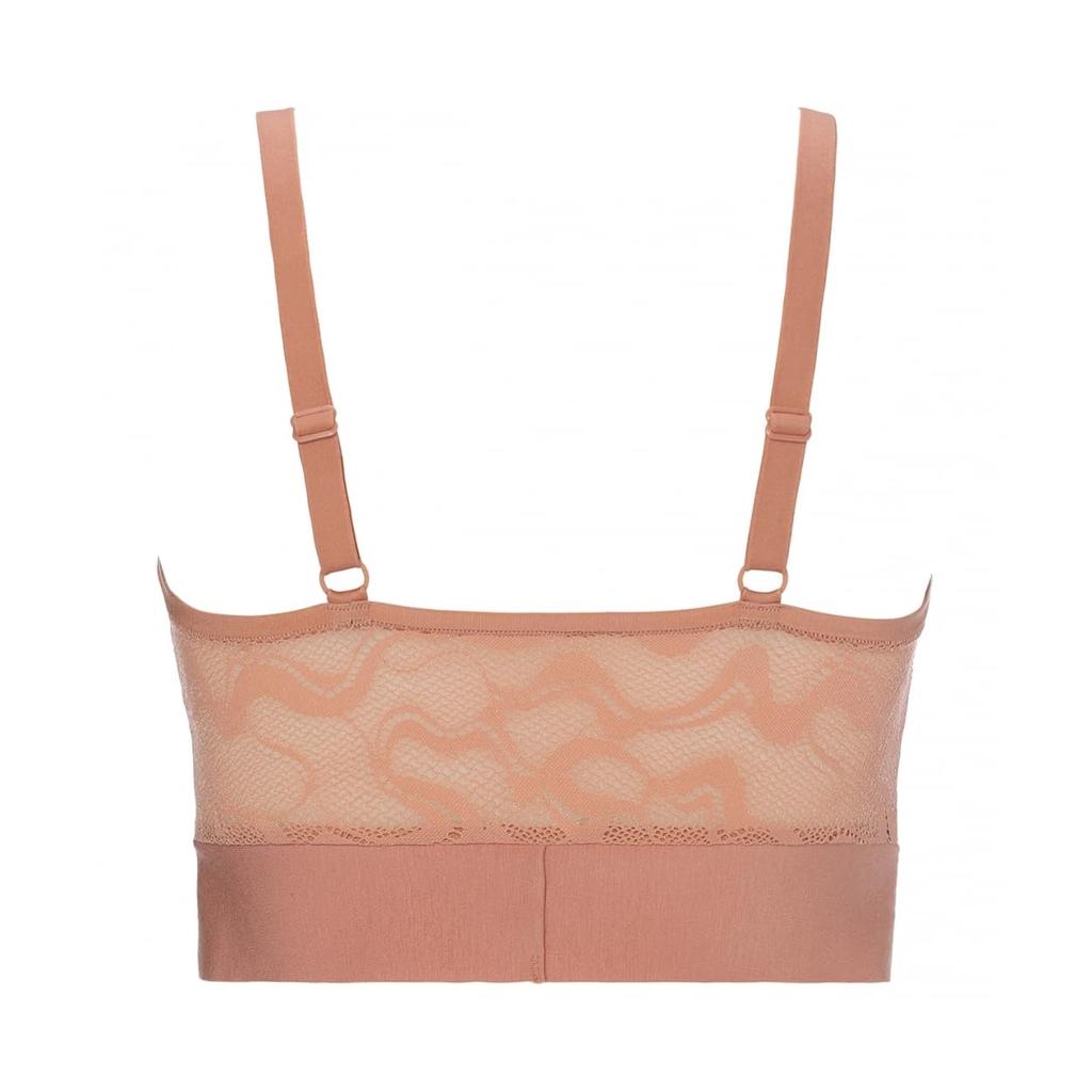 Triumph Sloggi Go Lace Half Top mit 6802 Größen Rundum-Cups, Groß, (Indischer Sommer), LL-3L