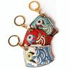Leather Cartoon Candlestick Keyring Cartoon Candlestick Design Holiday Gift Keychain  Bag Charm