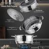 Macaiiroos Stainless Steel Multi-layer Steamer Pot
