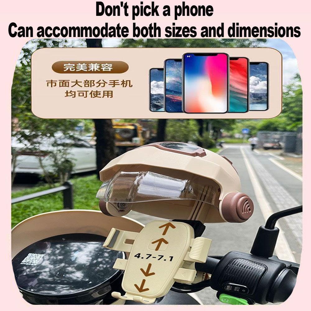 Motorcycle Bike PhoneHolder Stand Bicycle Mobile Mount Non-slip Cycling Phone Bracket Vibration Damper For Xiaomi iPhone SAMSUNG