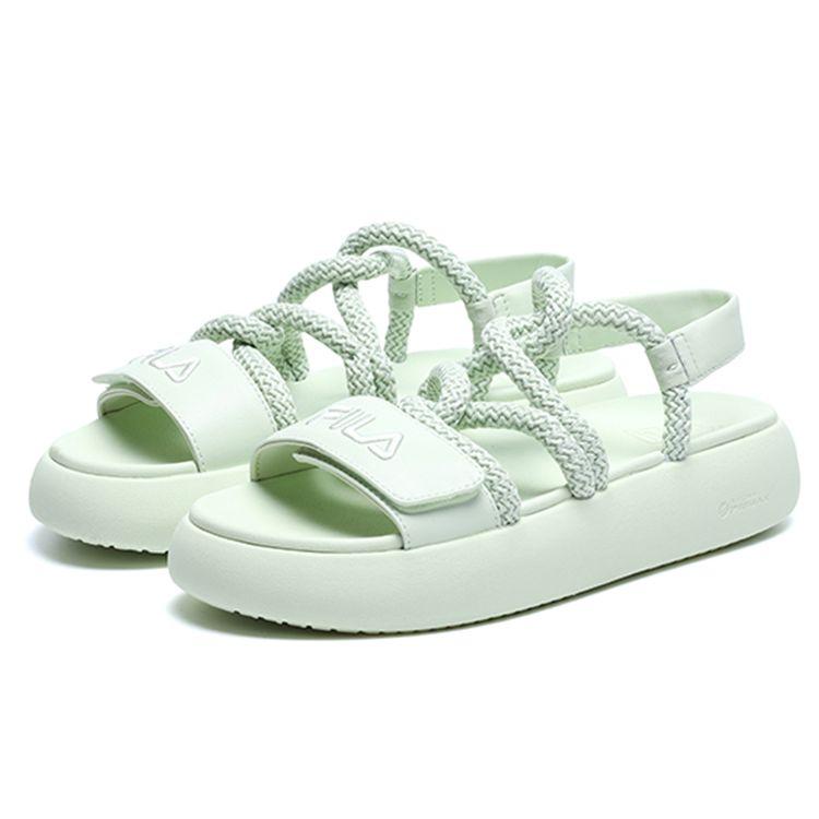 FILA Churro Thick Sole Beach Sandals Women sandals Green F12W221404FMM