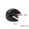 Alloy Drip Pangolin Brooch, Fashion Creative Animal Brooch, Versatile Clothing Pin