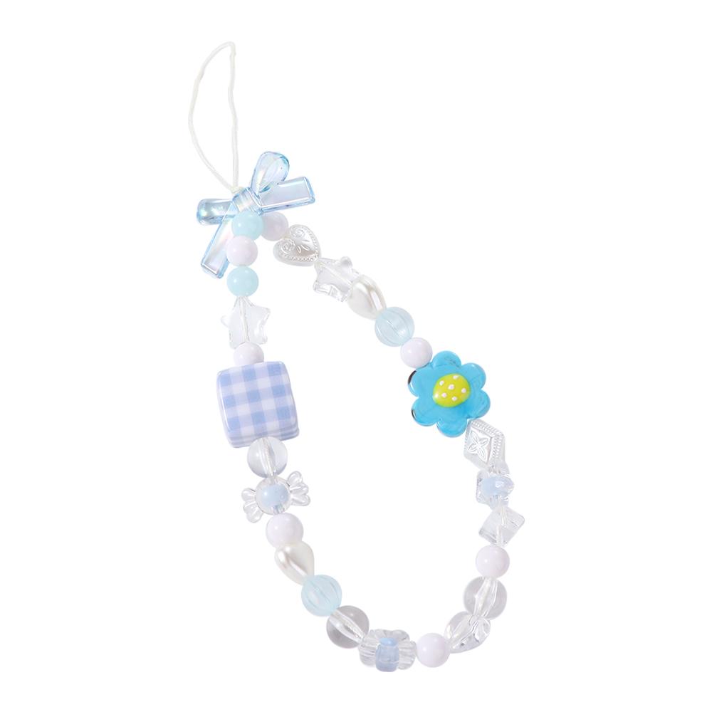 Anti-lost Phone Charm Flower Heart Telephone Jewelry Phone Lanyard Mobile Phone Chain Cellphone Strap Phone Case Lanyard