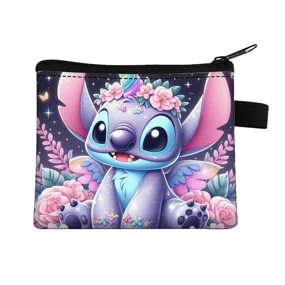 New Stitch Stitch Animation Peripheral Children'S Change Bag Portable Card Bag Coin Key Storage Bag