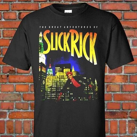 Графичная футболка Slick Rick Унисекс Рэп Унисекс Футболка XXXXL