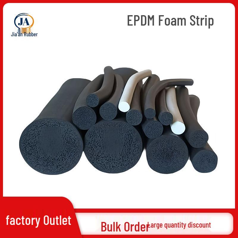 EPDM Rubber Sealing Strip: Flame Retardant, Leak-Proof, Waterproof Foam Strip for Electrical Cabinet Sealing Other sizes available