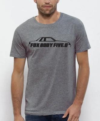 Unisex 2019 TShirt Classic American Car Fans Mustang Foxbody 50l TShirt Coupe Hatchback Shelby Notch Lx Gt Cobra V8 Casual Unisex