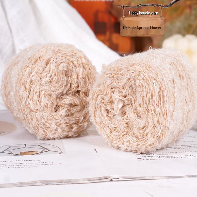 Colorful Loop Yarn Ball for Crochet & Knitting: Perfect for Handmade DIY Sweaters, Scarves, Dolls, & Small Projects.