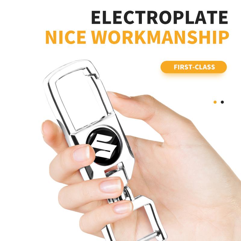 Car Braided Rope Keychain Keyring Key Holder Couple Gifts Auto Accessories for Suzuki JIMNY Grand Vitara Sx4 Swift Alto Emblem