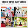 Electric Cotton Candy Machine, 1000W Candy Floss Maker, Commercial Cotton Candy Machine with Cover, Stainless Steel Bowl, Sugar Scoop, Drawer, Perfect