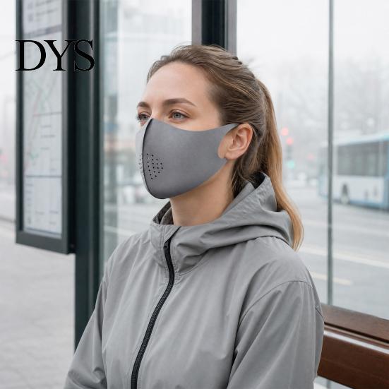 Comfortable Summer Face Guard Soft Ice Silk Guard, Half Sun Protection Neck Cover, Breathable Holes And Clavicle Shield with Elastic Ear Loop