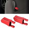 2PCS Car Adjustment Rods Seat Release Lever Knob Latch Handle Side Red Black Aluminum Alloy For Ford Mustang 2005 2006-2014