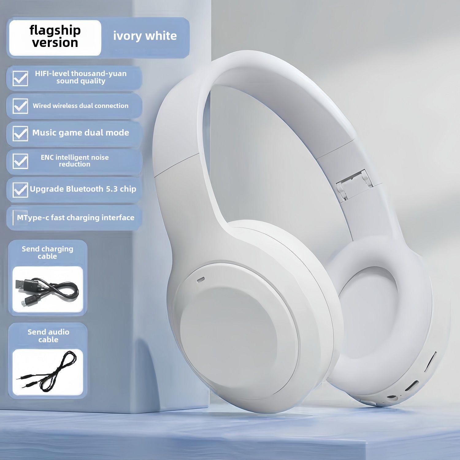 

Беспроводная Bluetooth-гарнитура M5: Складные стереонаушники с креплением на голову и слотом для карты в подарок