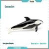 Children's Marine Animal Model Set: Mini Whale, Shark, Dolphin, Turtle, Sea Lion