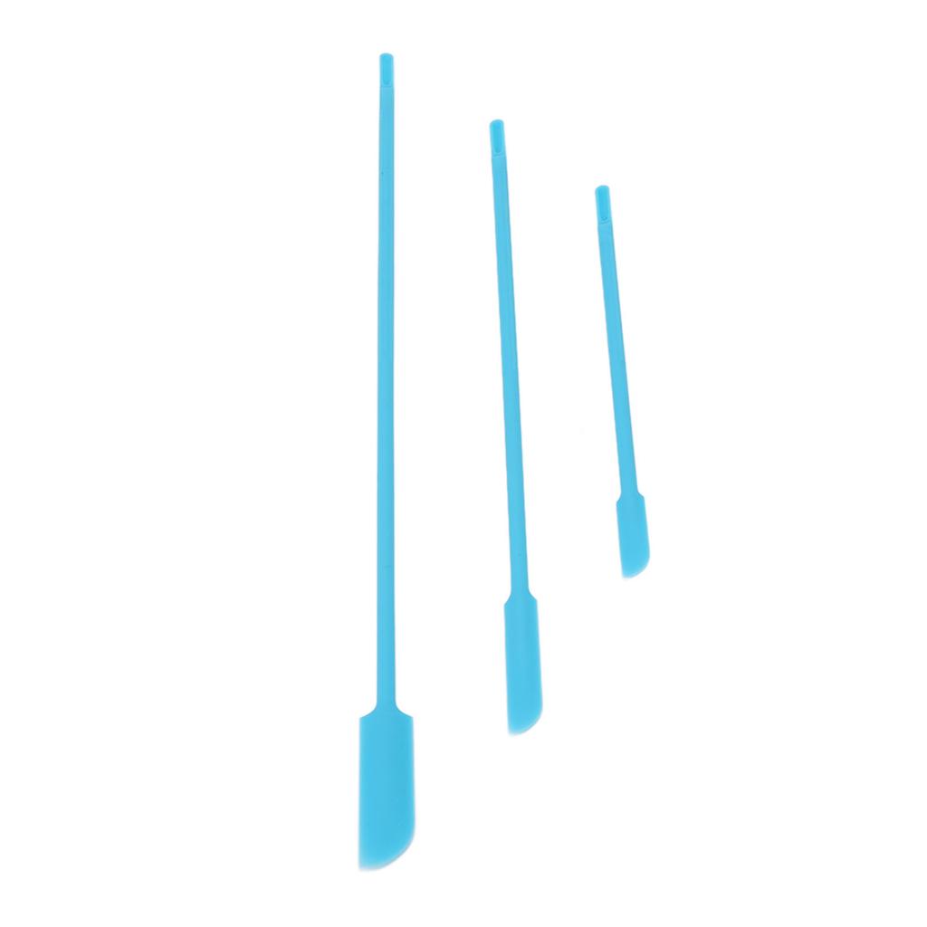 3Pcs Silicone Spatula Double Sided Arc Design Odorless Easy Cleaning Silicone Scraper Makeup