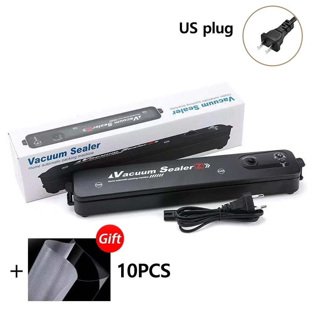 Вакуумный упаковщик Полностью автоматический упаковщик продуктов Мощная запайка Электрический вакуумный упаковщик для продуктов для дома