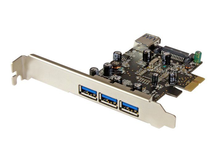Carte Contrôleur PCI Express À 4 Ports USB 3.0 - STARTECH - Adaptateur PCIe USB Avec UASP