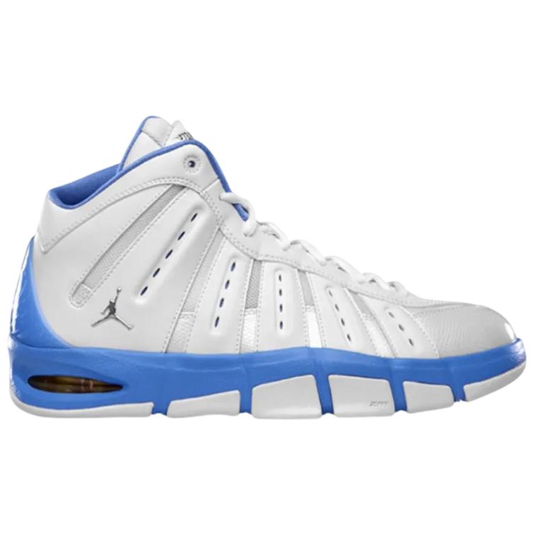 Jordan Melo M7 Vintage Basketball Shoes Men's White Blue 414843-101