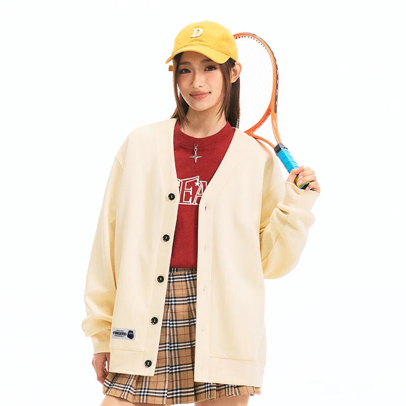 Fingercroxxit Unisex Casual V-Neck Cardigan Sweatshirt