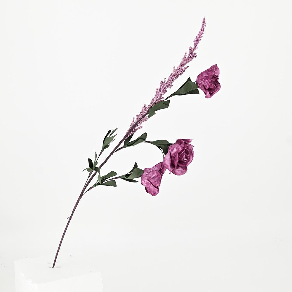 

Pe3 Голова Розы Украшение Гостиной Обеденный Стол Орнамент Цветочный Букет Реквизит Для Фотосессии бордовый