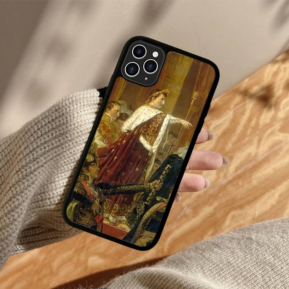 Napoleon Bonaparte Phone Case For Iphone 16 15 14 13 12 11 Pro Max Plus Shockproof TPU+PC Hard Case iPhone 16