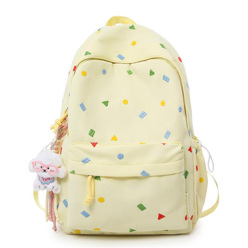 Star Print Large Capacity Backpack Commuter Lightweight Backpack