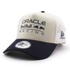 New Era ORACLE RED BULL RACING SEASONAL TRUCKER MESH CAP ORACLE RED BULL RACING SNAPBACK SNAPBACK 940EF CREAM-NAVY [Used]