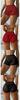 High-Waisted Solid Color Mesh Bikini Swim Bottoms - 2023 European and American Style