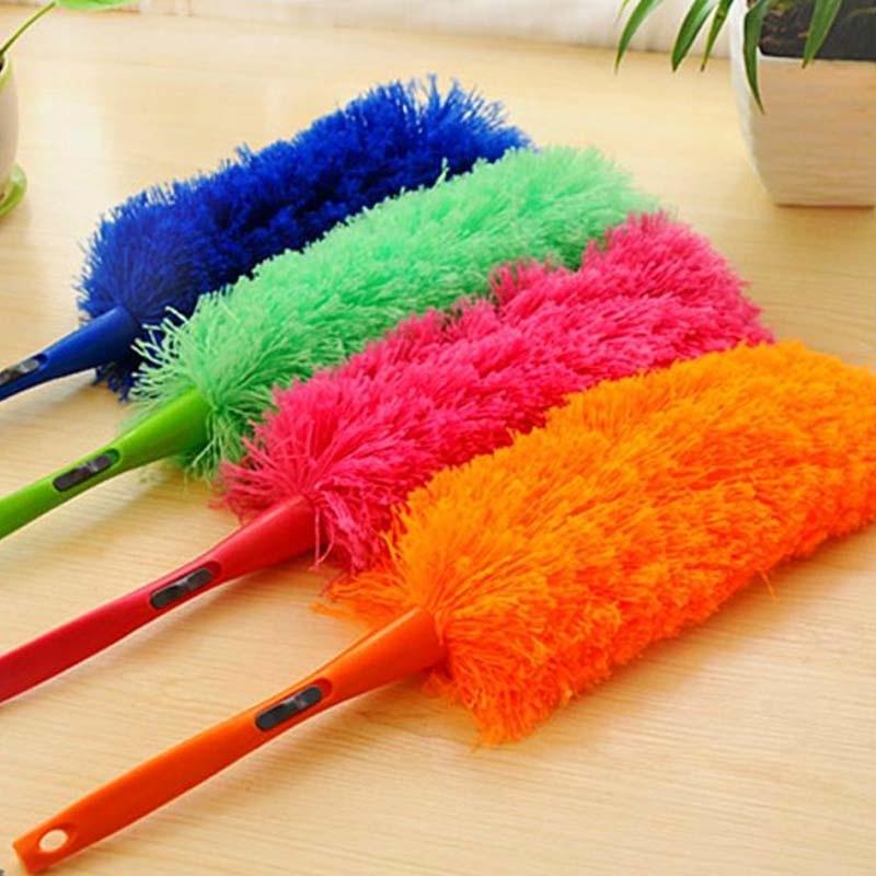 

Практичная волшебная микрофибровая пыльца для уборки, очиститель пыли, ручная пыльца розовый