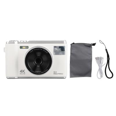 4K digitální fotoaparát 50MP 2,8palcový displej s automatickým ostřením vloggingový fotoaparát s 16x digitálním zoomem proti blesku