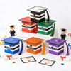 12Pcs Portable Graduation Candy Box Colorful Graduation Paper Candy Box  Keepsakes Wrapping