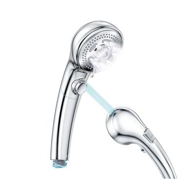 2026 Shower Head Bubble Shower Water Shower High Water High Cleaning Pore Dirt Skin Hair Heat Bathroom Mist Shower 6 4 Types of Adapters Easy