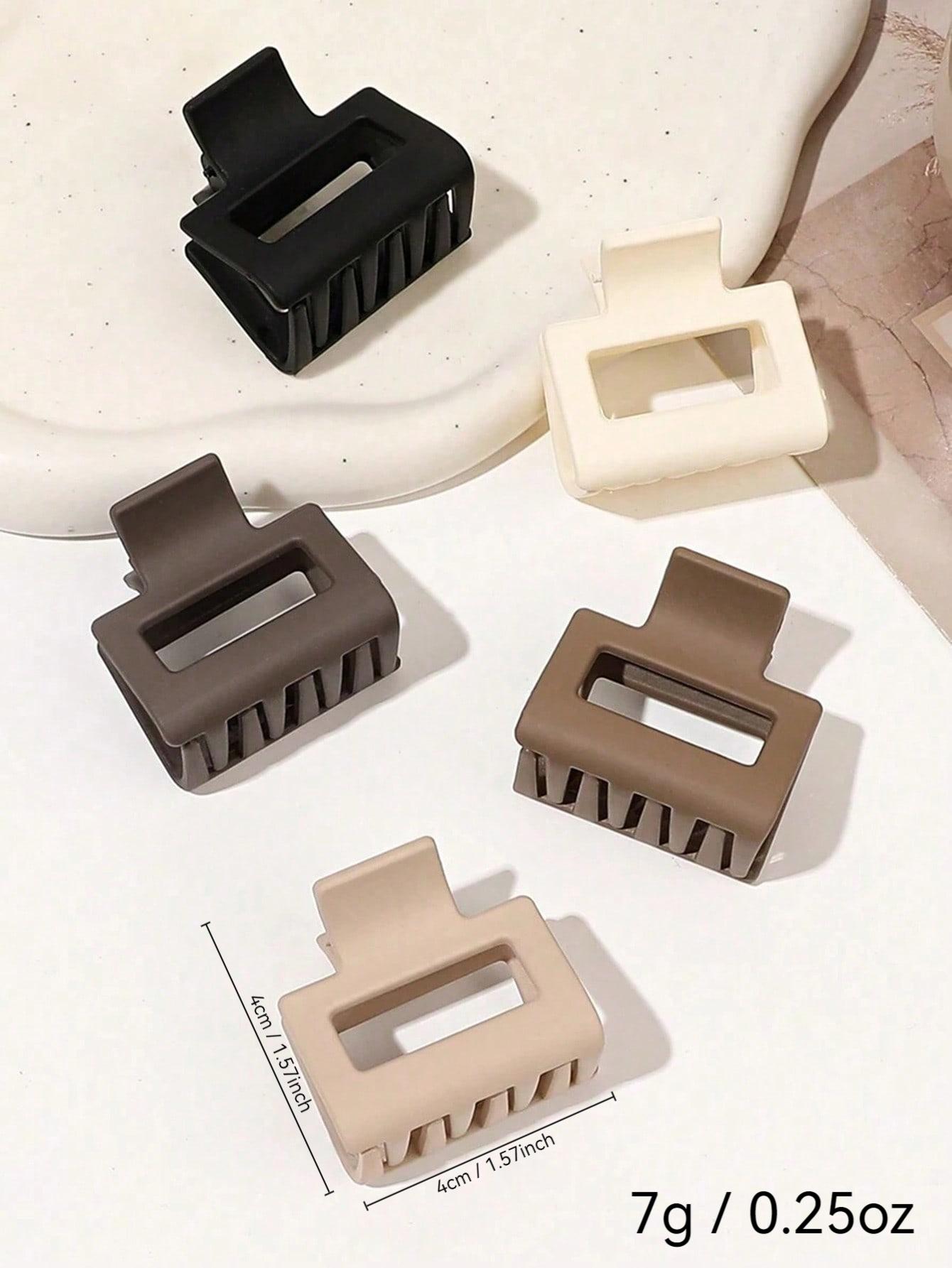 

5 шт./набор Модные однотонные геометрические маленькие заколки для волос для женщин, девушек, аксессуары для волос для вечеринок