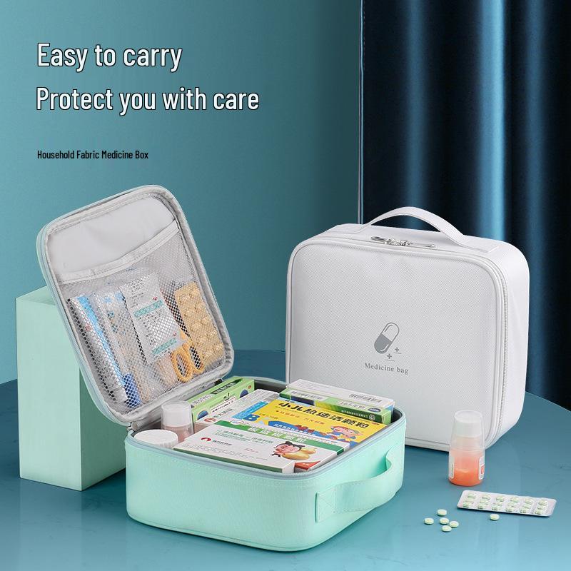 Portable Car-Mounted First Aid Kit for Travel & Outdoor Emergencies