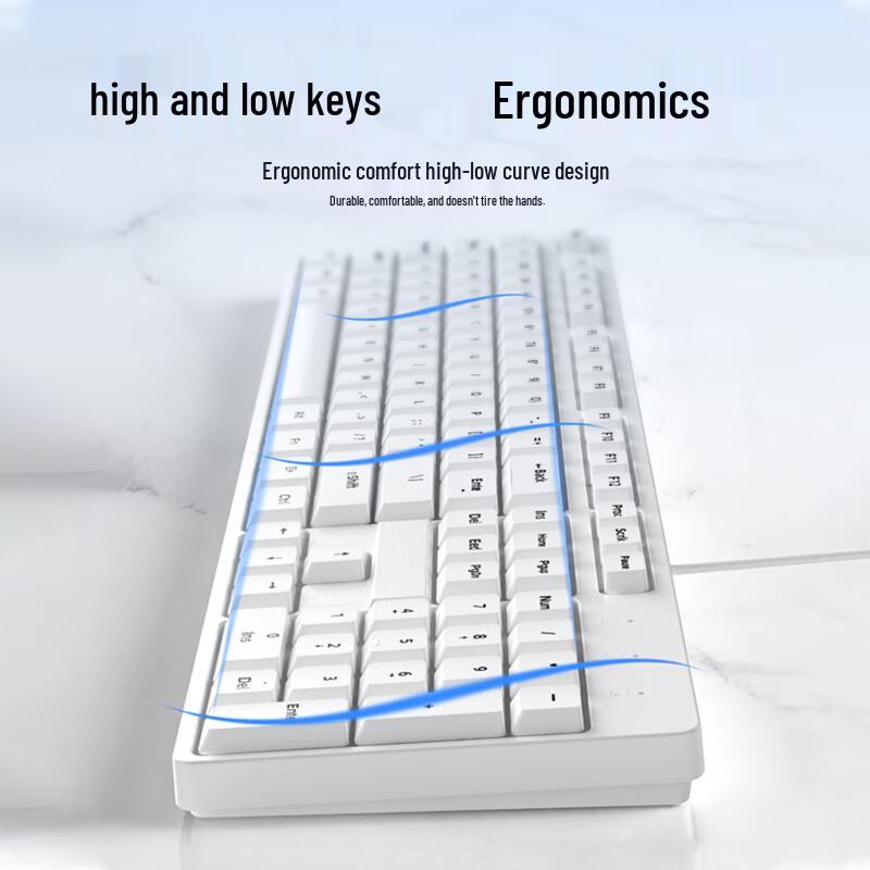 You Shi Wired 104-Key Keyboard and Mouse Combo