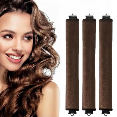 Rulos para el cabello sin calor para dormir, varillas rizadoras sin calor, diademas, varillas suaves flexibles para rizos durante la noche, todo tipo de cabello, juego de herramientas de peinado