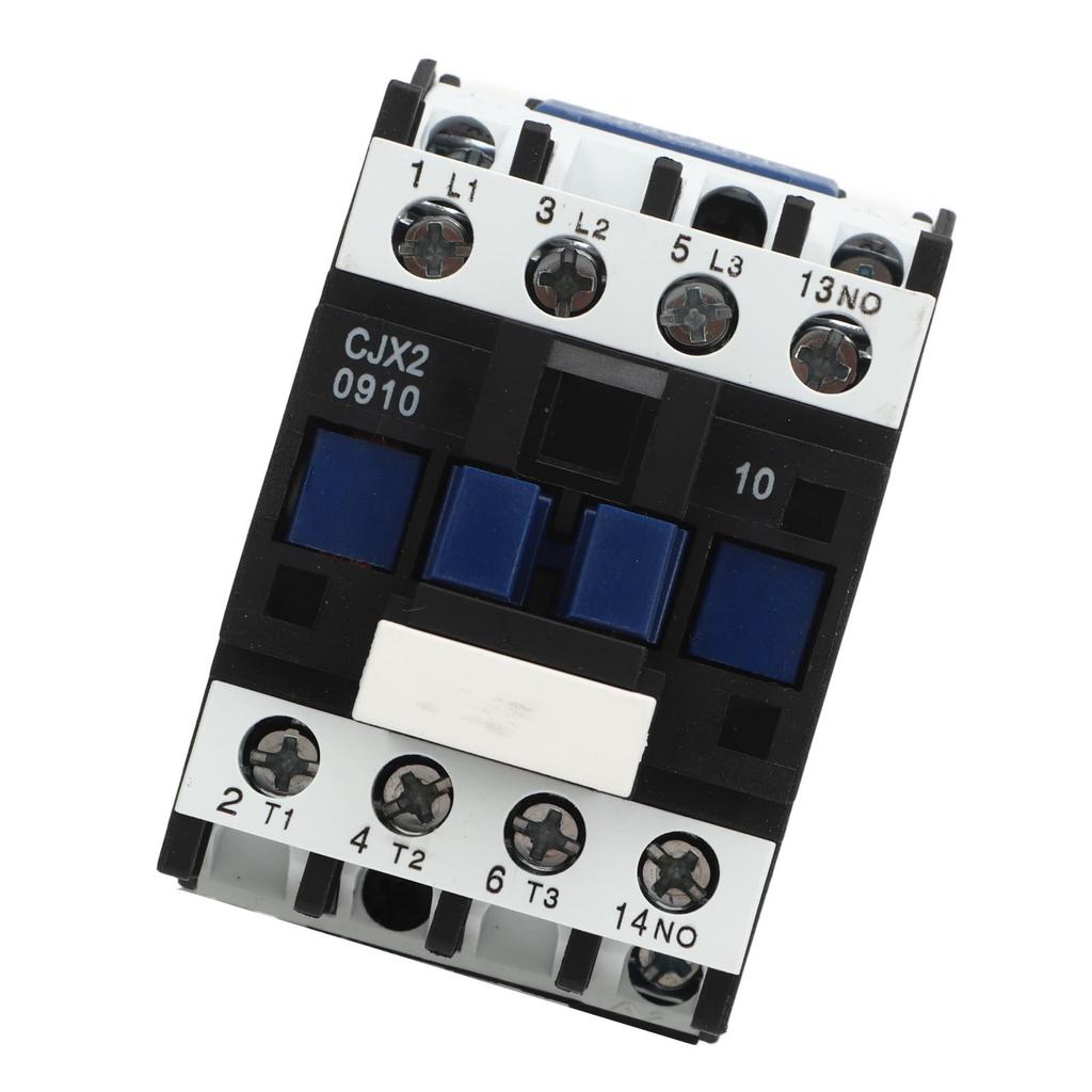 Low Voltage AC Contactor 9A Silver Contact 3 Phase Sensitive Industrial Contactor for Circuit 110V